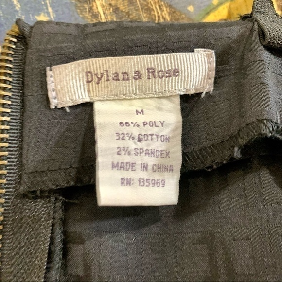 NWT❤️Dylan and Rose Black Geo CrossStrap Dress-M - Picture 7 of 10